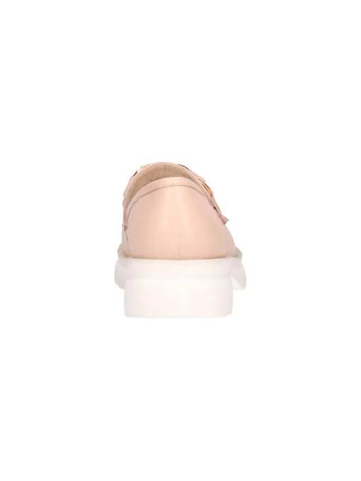 Mocassino con tacco basso Melluso Walk da donna cipria