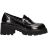 Mocassino con tacco largo Cristin da donna nero