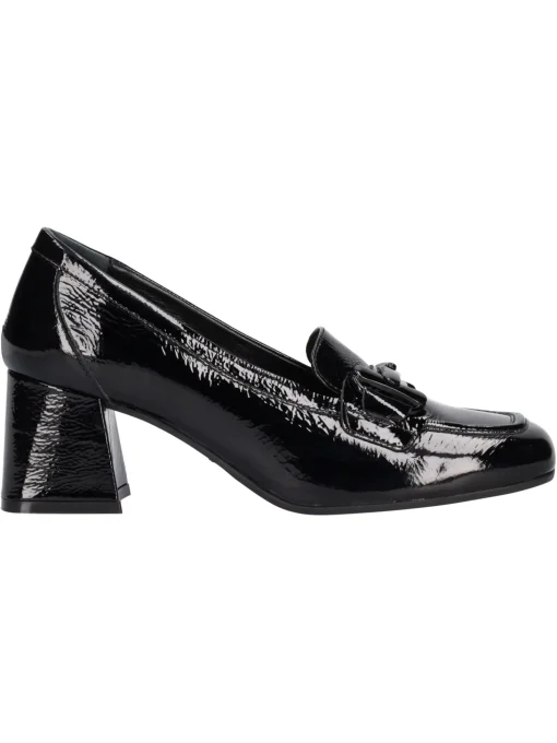 Mocassino con tacco largo Melluso da donna nero