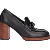 Mocassino con tacco largo Nero Giardini da donna nero