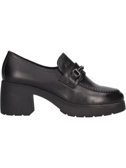 Mocassino con tacco largo Nero Giardini da donna nero