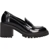Mocassino con tacco largo Liviana da donna nero