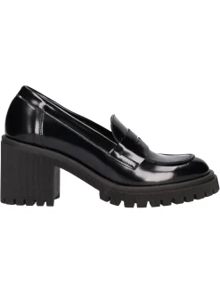 Mocassino con tacco largo Liviana da donna nero