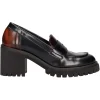 Mocassino con tacco largo Liviana da donna nero