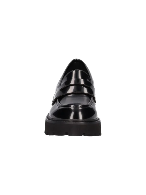 Mocassino con tacco largo Cristin da donna nero