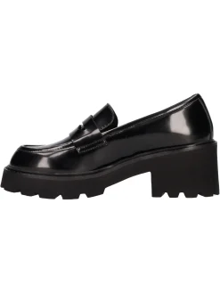 Mocassino con tacco largo Cristin da donna nero