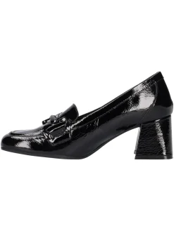 Mocassino con tacco largo Melluso da donna nero