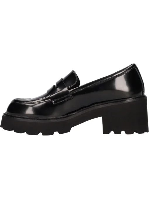 Mocassino con tacco largo Cristin da donna nero