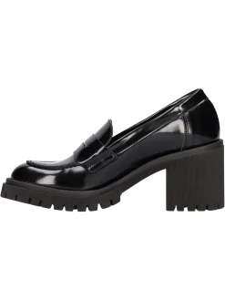 Mocassino con tacco largo Liviana da donna nero