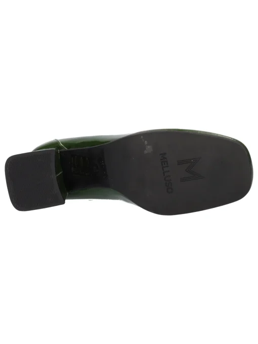 Mocassino con tacco largo Melluso da donna verde