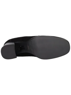 Mocassino con tacco largo Confort da donna nero