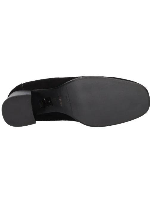 Mocassino con tacco largo Confort da donna nero