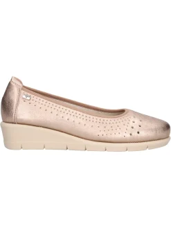 Mocassino con zeppa bassa Valleverde da donna bronzo
