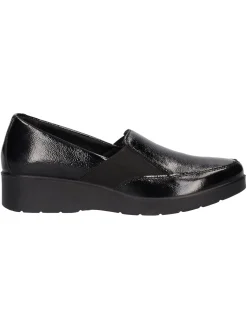 Mocassino con zeppa bassa Enval Soft da donna nero