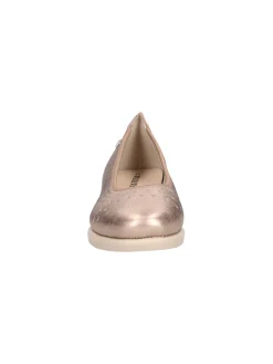 Mocassino con zeppa bassa Valleverde da donna bronzo