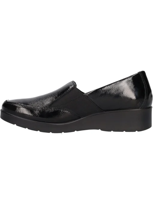 Mocassino con zeppa bassa Enval Soft da donna nero