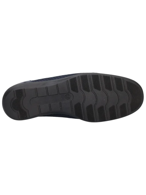 Mocassino con zeppa bassa Confort da donna blu