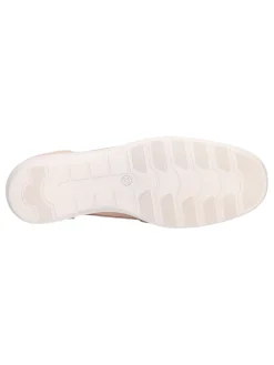 Mocassino con zeppa bassa Confort da donna beige