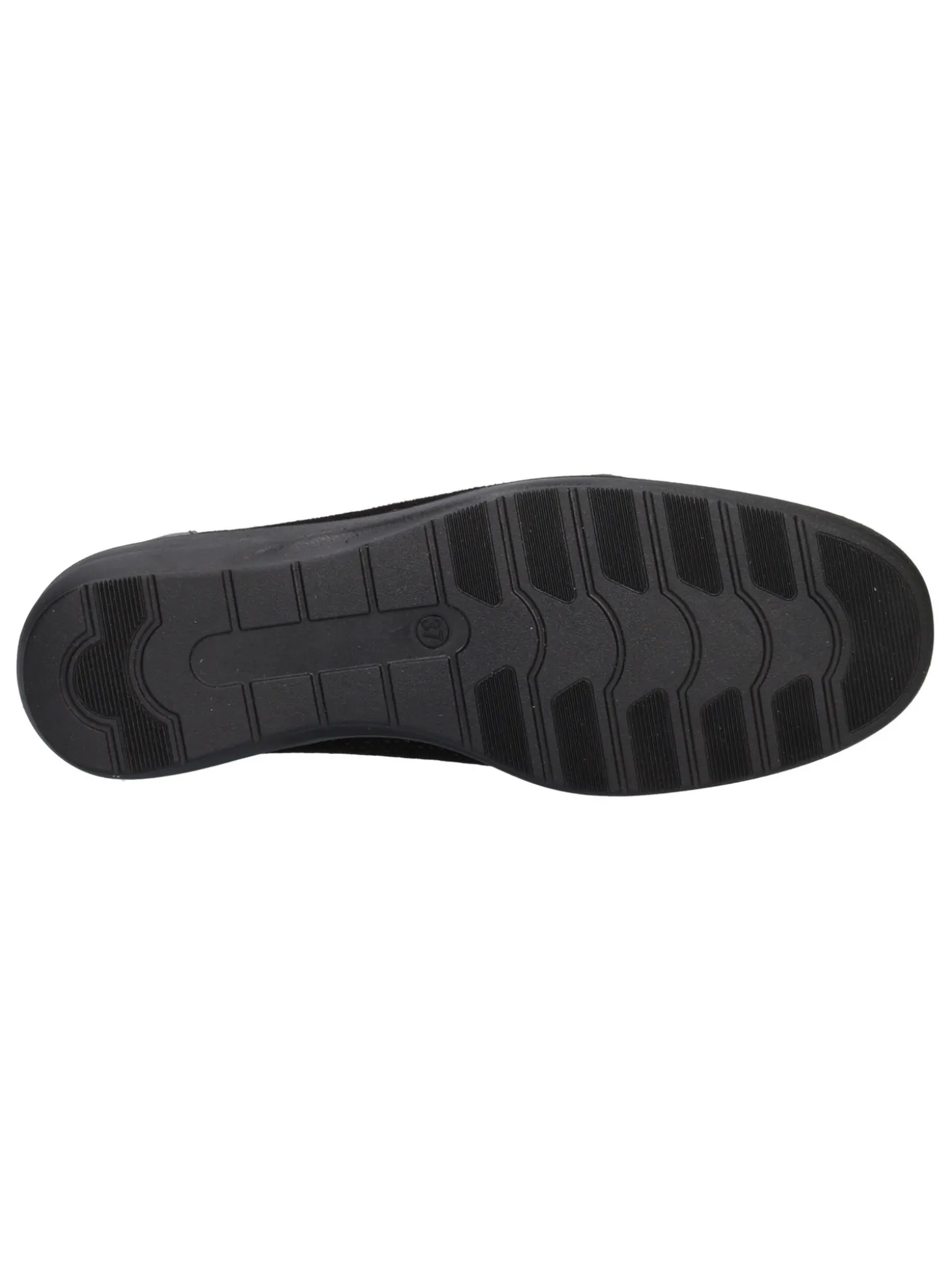 Mocassino con zeppa bassa Confort da donna nero