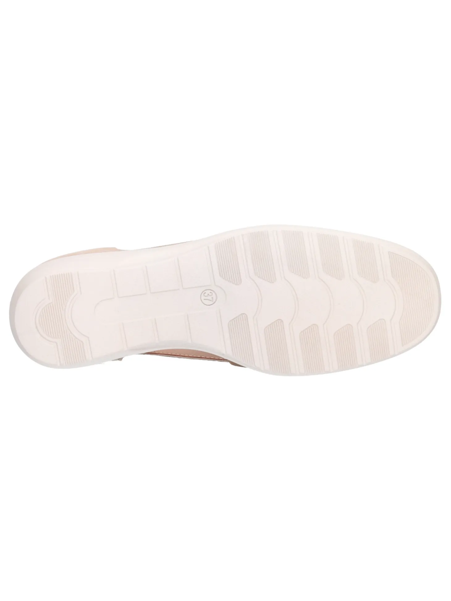Mocassino con zeppa bassa Confort da donna beige