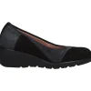 Mocassino con zeppa Confort da donna nero