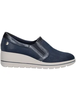 Mocassino con zeppa Enval Soft da donna blu