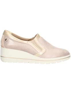 Mocassino con zeppa Enval Soft da donna beige