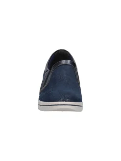 Mocassino con zeppa Enval Soft da donna blu