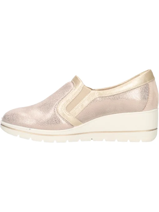 Mocassino con zeppa Enval Soft da donna beige