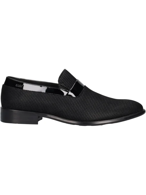 Mocassino elegante Gianmarco Venturi da uomo nero