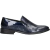 Mocassino elegante Gianmarco Venturi da uomo blu