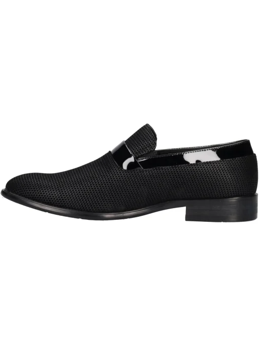 Mocassino elegante Gianmarco Venturi da uomo nero