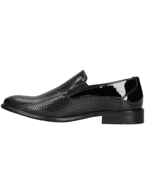Mocassino elegante Gianmarco Venturi da uomo nero