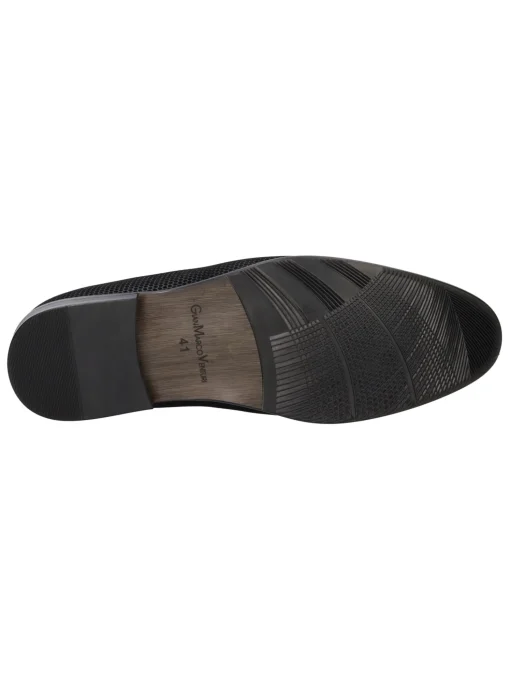 Mocassino elegante Gianmarco Venturi da uomo nero