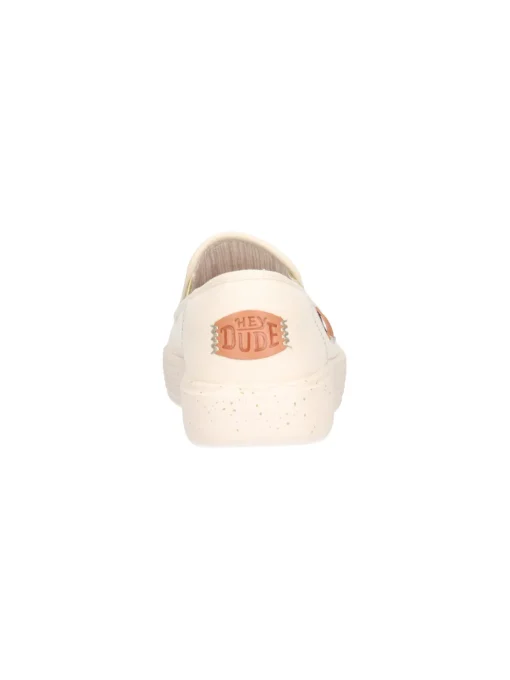 Mocassino Hey Dude Sunapee da uomo avorio e beige