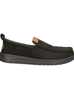 Mocassino Hey Dude Wally Grip da uomo nero