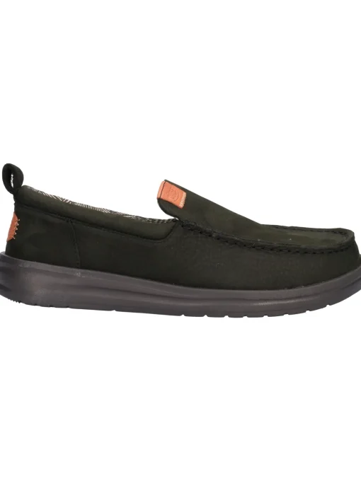Mocassino Hey Dude Wally Grip da uomo nero
