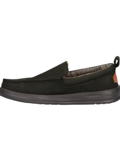 Mocassino Hey Dude Wally Grip da uomo nero