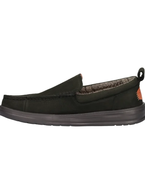 Mocassino Hey Dude Wally Grip da uomo nero