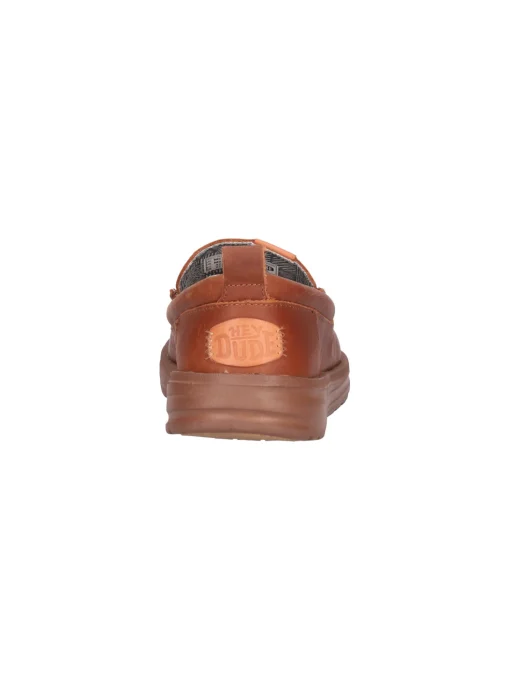 Mocassino Hey Dude Wally Grip da uomo cuoio