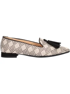 Mocassino Liviana da donna nero e beige
