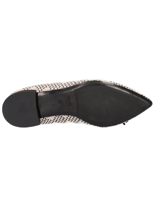 Mocassino Liviana da donna nero e beige