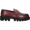 Mocassino Melluso da donna bordeaux