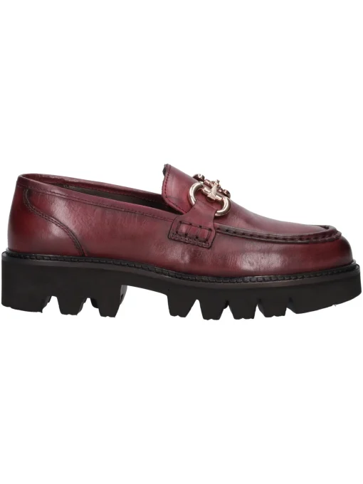 Mocassino Melluso da donna bordeaux