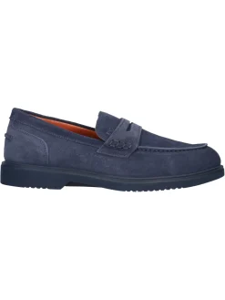 Mocassino Nero Giardini da uomo blu