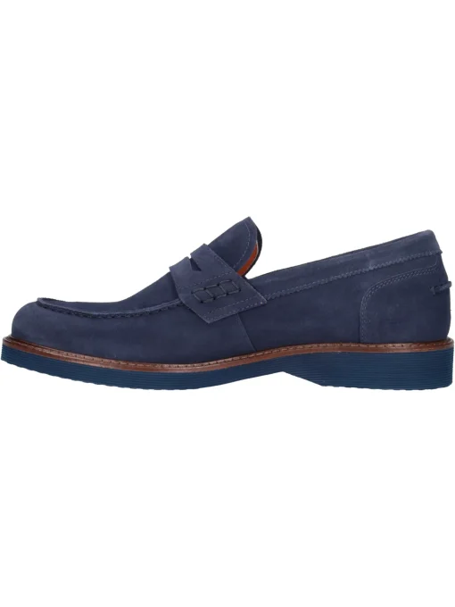 Mocassino Nero Giardini da uomo blu