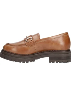 Mocassino Nero Giardini da donna cuoio