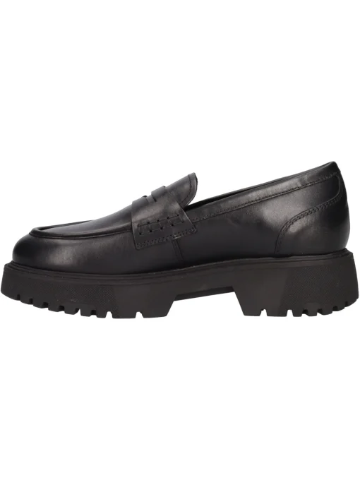 Mocassino platform Nero Giardini da donna nero