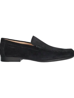 Mocassino Stonefly Summer II da uomo in pelle scamosciata blu -104701100-