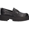 Mocassino tacco basso Geox Spherica da donna nero
